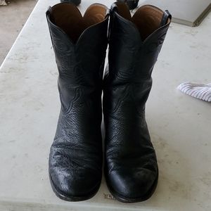 Men's Lucchese Classic 1883 Black smooth ostrich